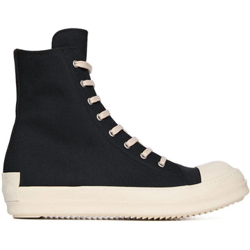 Rick Owens DRKSHDW Hollywood High Sneaks Black Milk