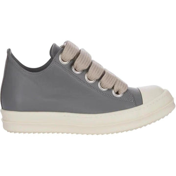 Rick Owens Jumbo Lace Low Sneakers "Washed Indigo" - Lightly Worn