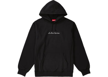 Supreme Le Luxe Hooded Sweatshirt Black - Lightly Worn