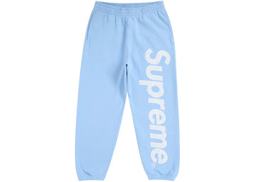 Supreme Satin Applique Sweatpant FW24 Light Blue