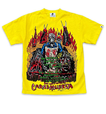 Warren Lotas Carne Muerta Tee "Yellow"