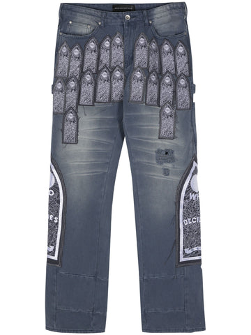 Who Decides War Carpenter Pants "Blue" - Lightly Worn