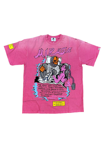 Warren Lotas The Mirage Projector Tee "Pink"