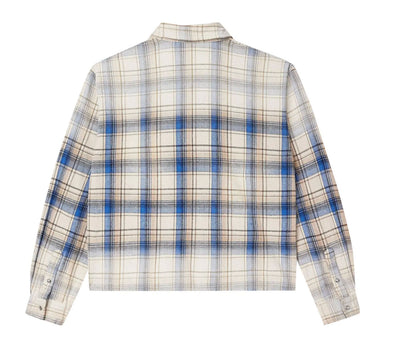 Vale Flannel Cream & Blue