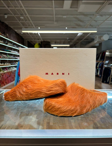 Marni Fussbet Mule "Light Orange"