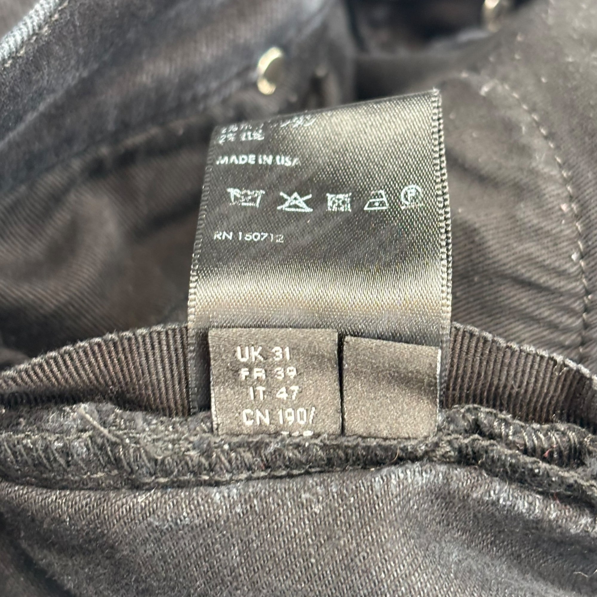 Amiri Floral Print Jeans Black - Lightly Worn