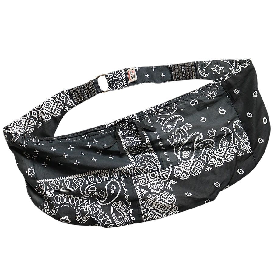 Kapital Bandana Shoulder Rucksack "Black"