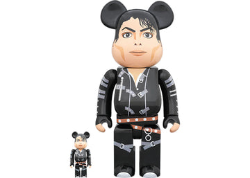 Bearbrick Michael Jackson "Bad" 100% & 400% Set Black