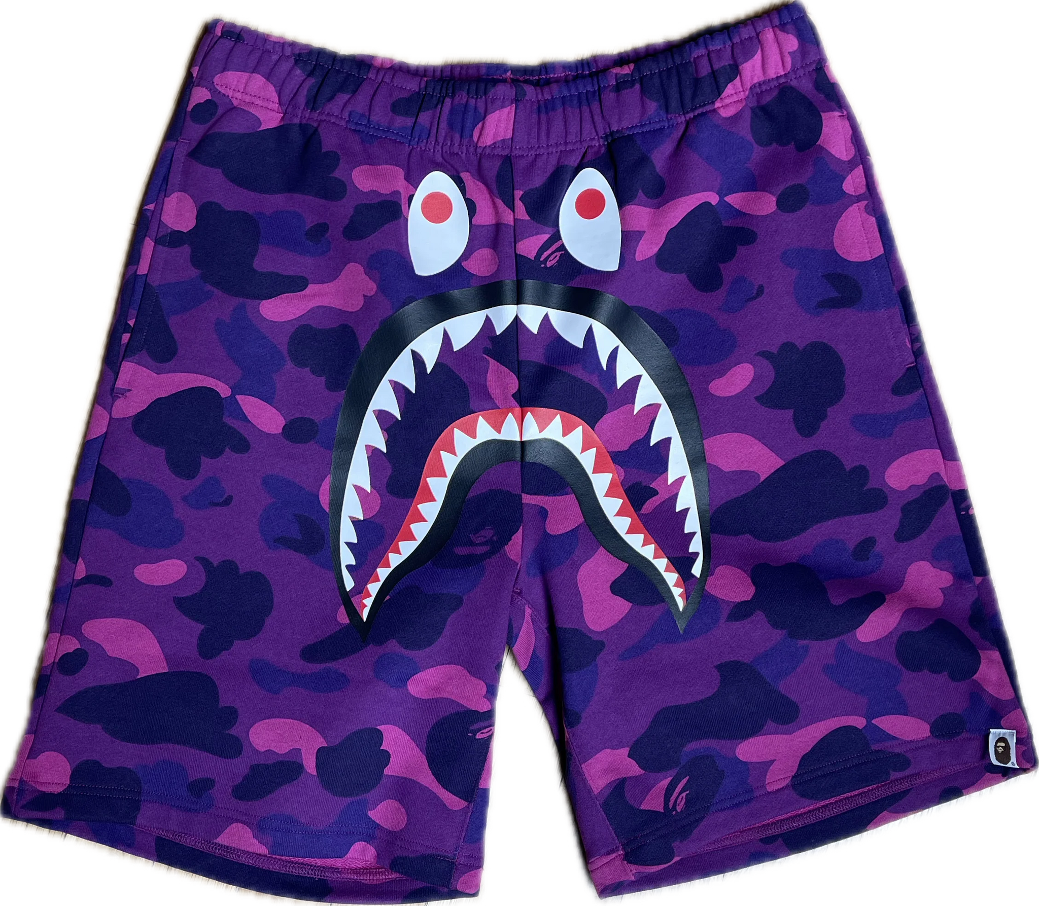 Bape Shark Sweatshorts "Purple"