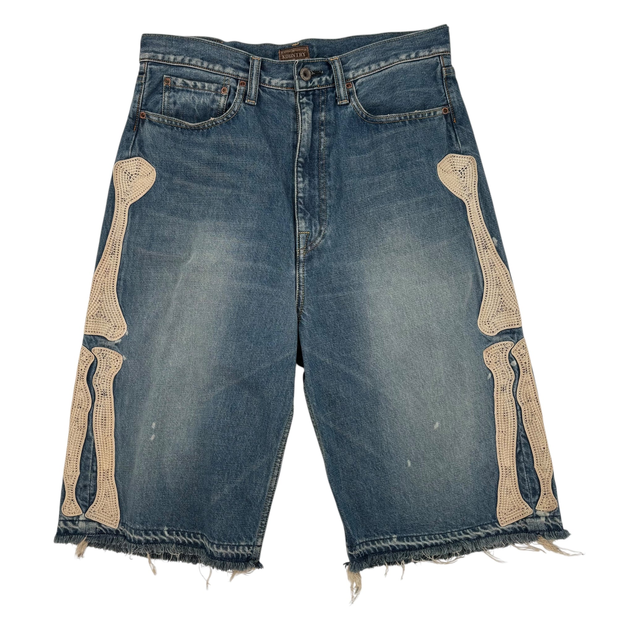 Kapital Bone Shorts &quot;Blue&quot;