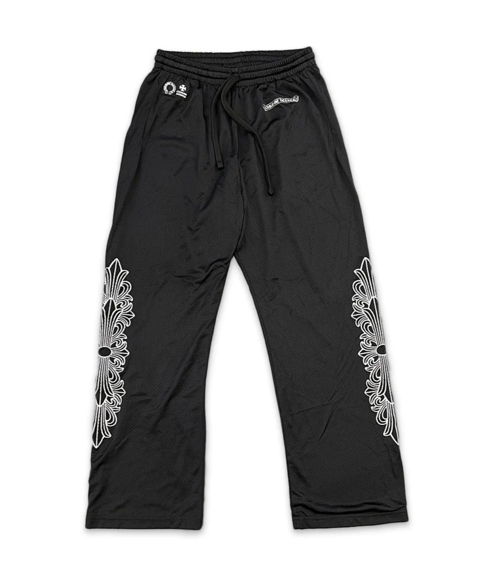 Chrome Hearts Mesh Varsity Pants Black