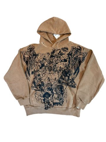 Warren Lotas Final Frontier Hoodie "Brown"