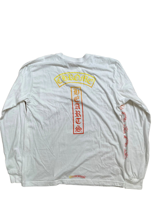 Chrome Hearts Gradient T-Bar Longsleeve "White"