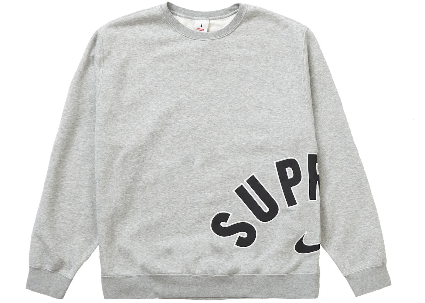 Supreme Nike Arc Crewneck Heather Grey