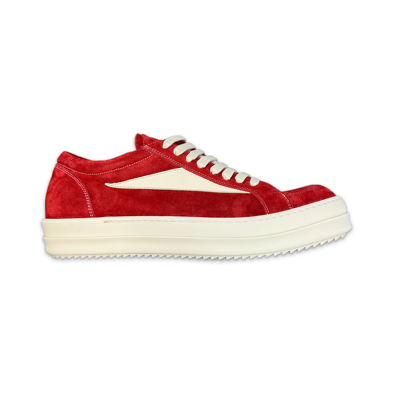 Rick Owens Vintage Sneaks Low Carnelian Milk