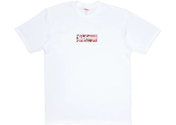 Supreme Takashi Murakami COVID-19 Relief Box Logo Tee White