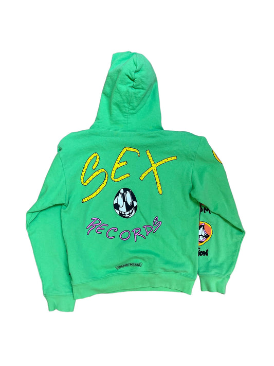 Chrome Hearts Matty Boy Sex Records Hoodie "Green"