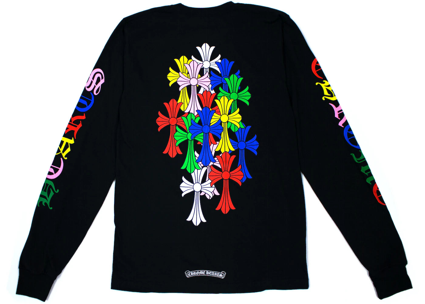 Chrome Hearts Multi Color Cross Cemetery L/S T-shirt Black