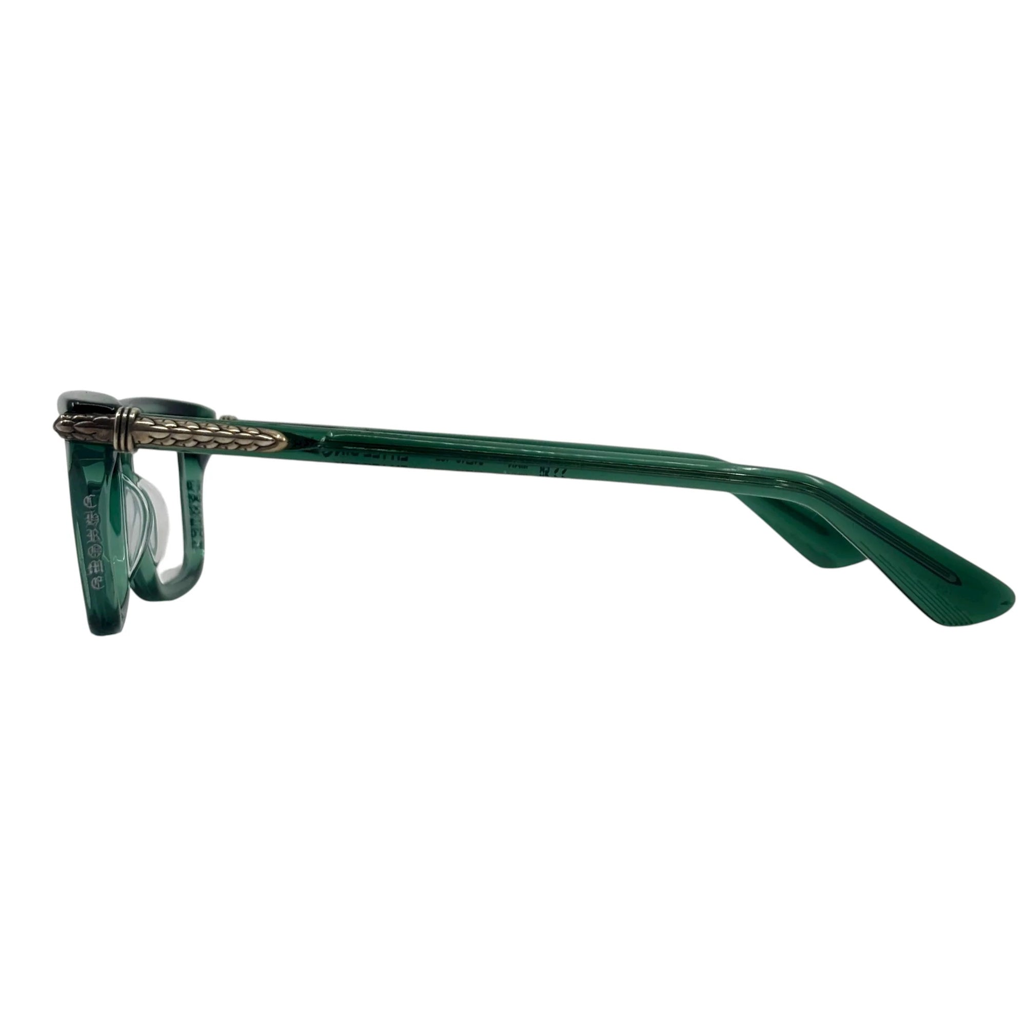 Chrome Heart Lil Dinger Glasses Green Frames - Like New