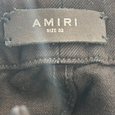 Amiri Wide Leg Cargo Black - Lightly Worn