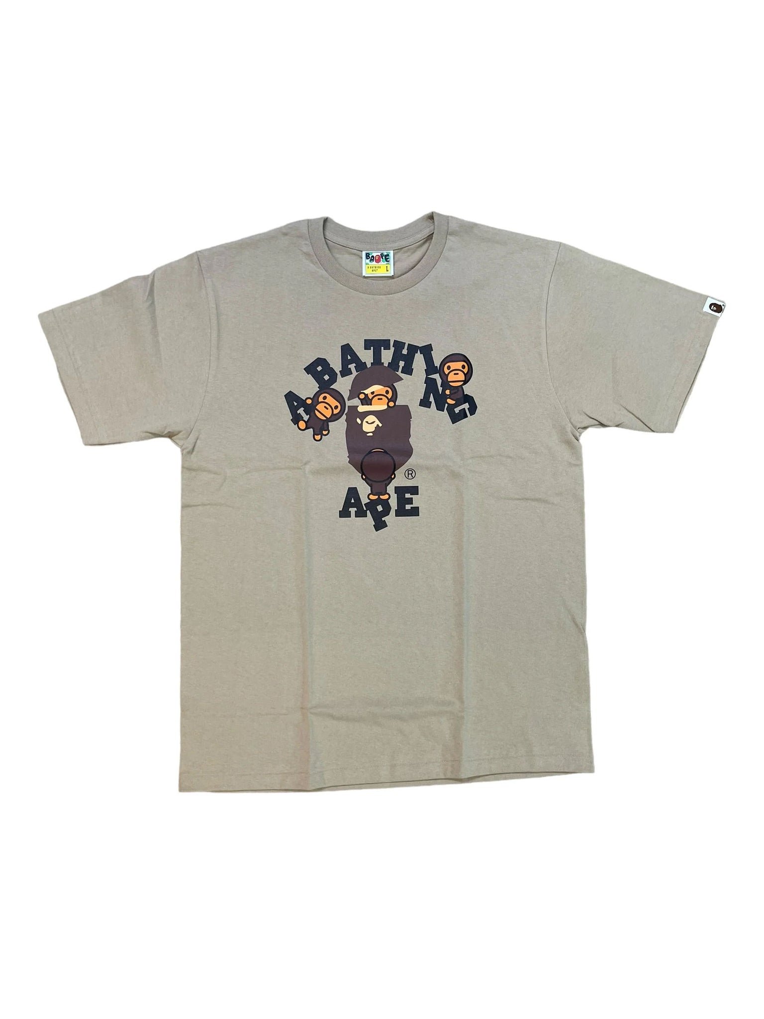 Bape College Milo Tee "Tan'