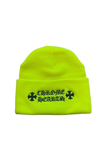 Chrome Hearts Logo Beanie "Neon"