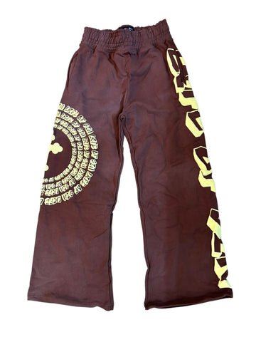 Life Of Sin Graffiti Sweatpants "Brown"