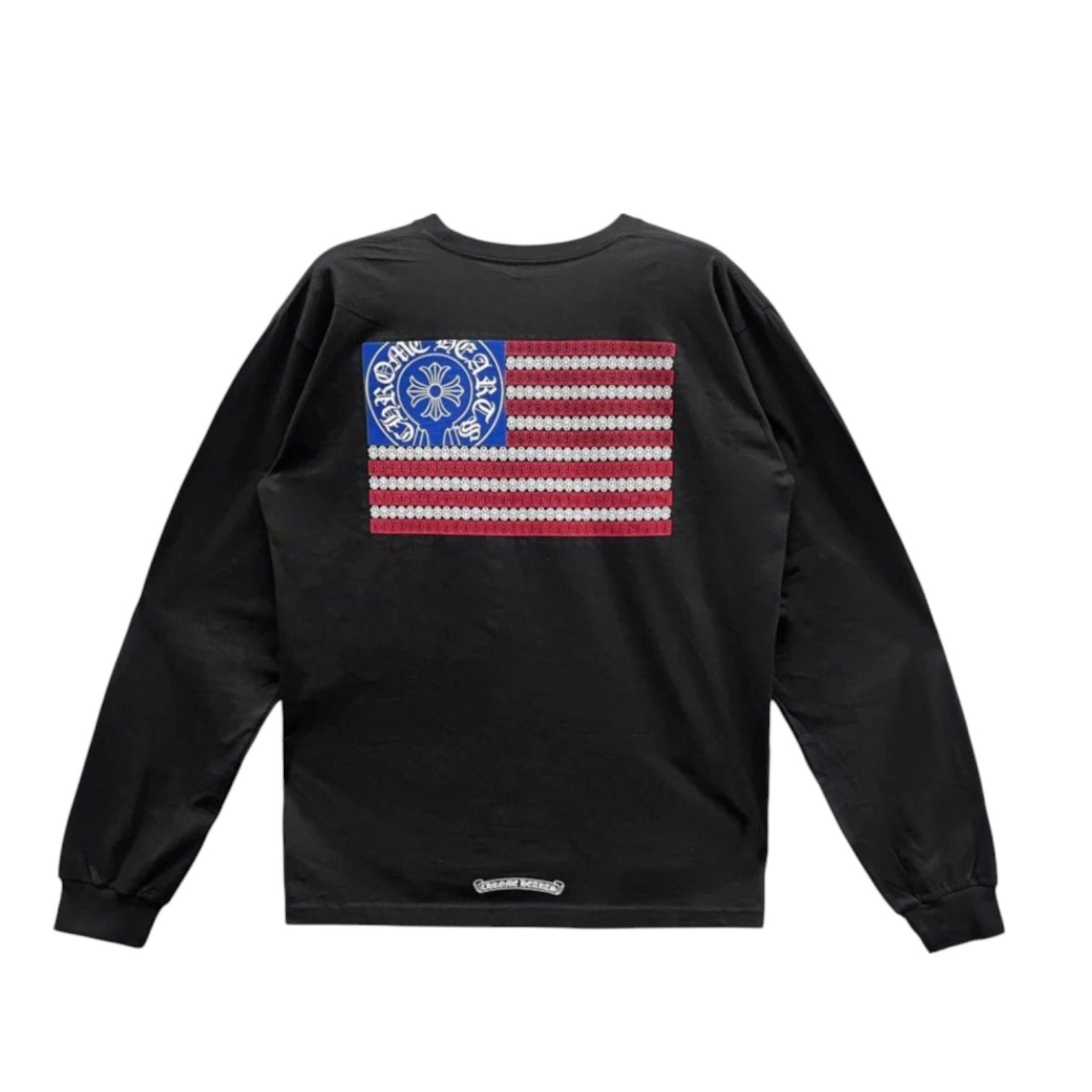 Chrome Hearts American Flag Long Sleeve Tee &quot;Black&quot;