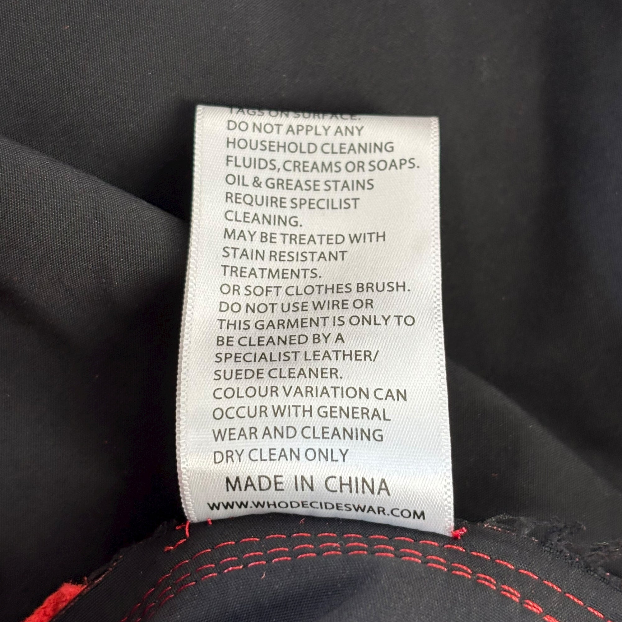 Who Decides War Leather Flared Jeans &quot;Red&quot;