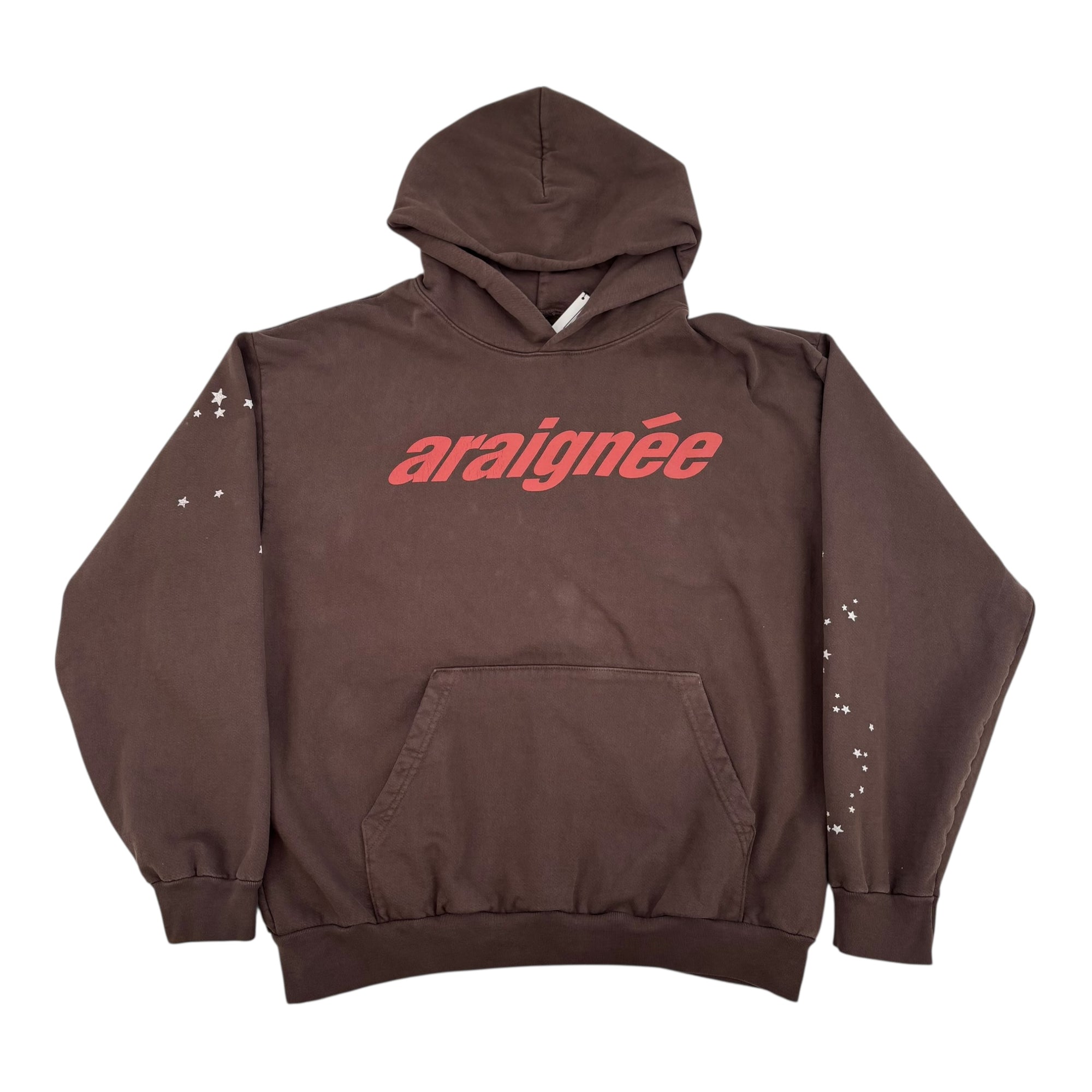 Sp5der Araignee Hoodie Brown - Lightly Worn