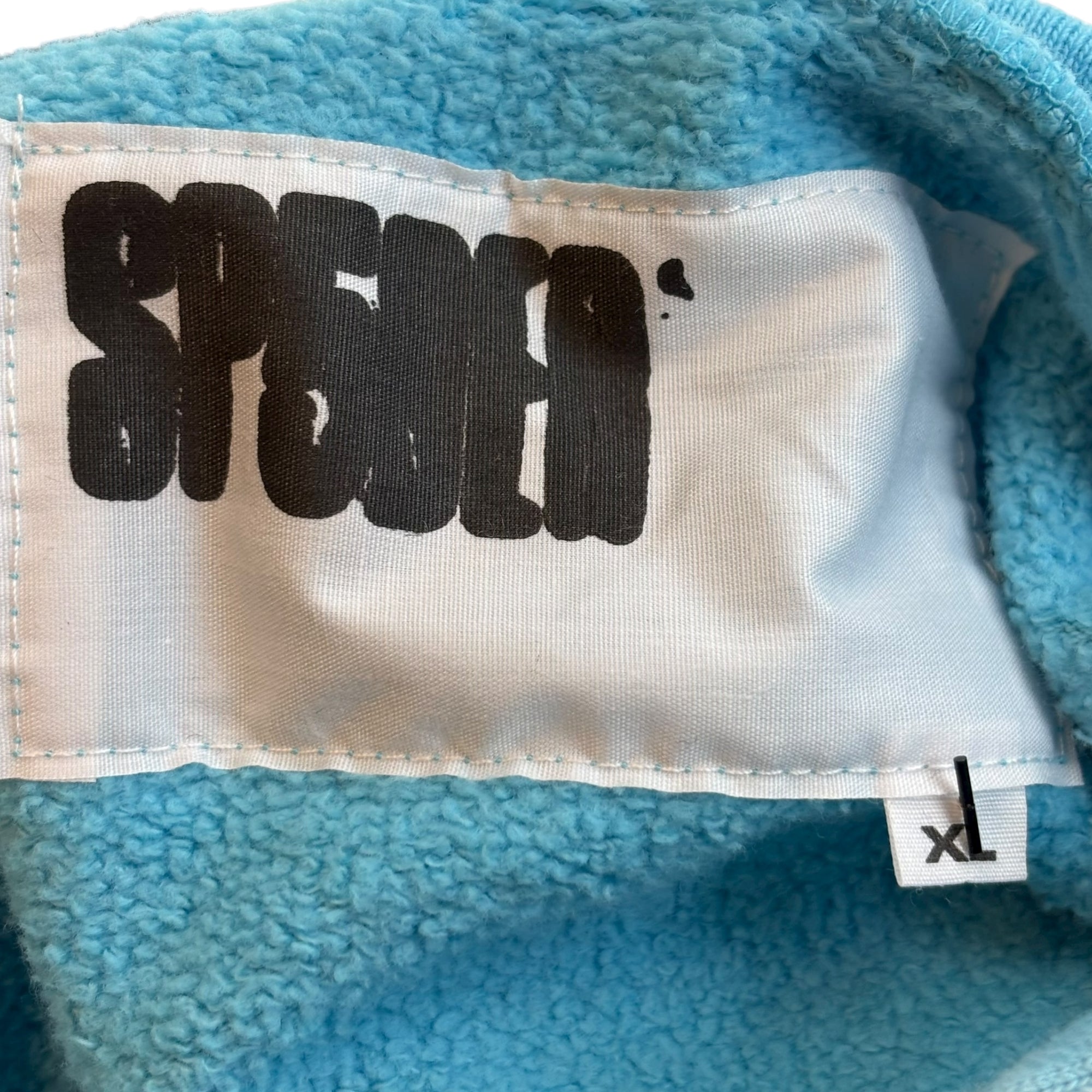 Sp5der OG Web V2 Spray Hoodie Light Blue