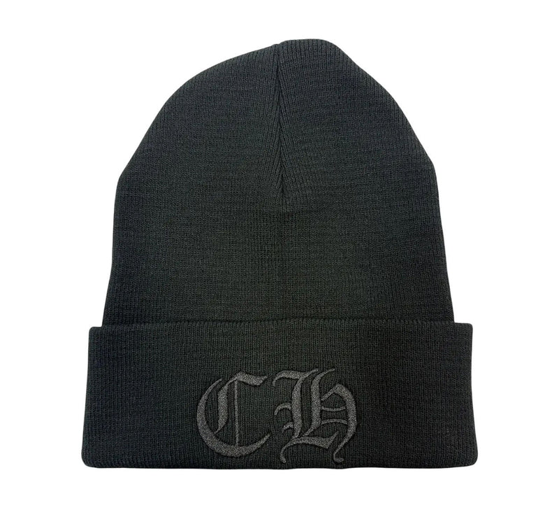 Chrome Hearts Embroidered Logo Beanie Black