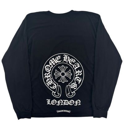 Chrome Hearts London Exclusive Horseshoe Long Sleeve Tee Black - Lightly Worn