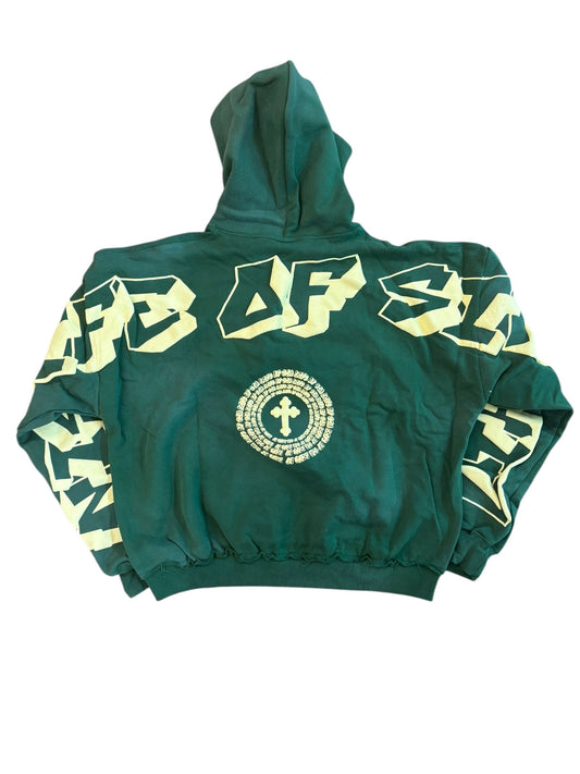 Life Of Sin Graffiti Hoodie "Green"