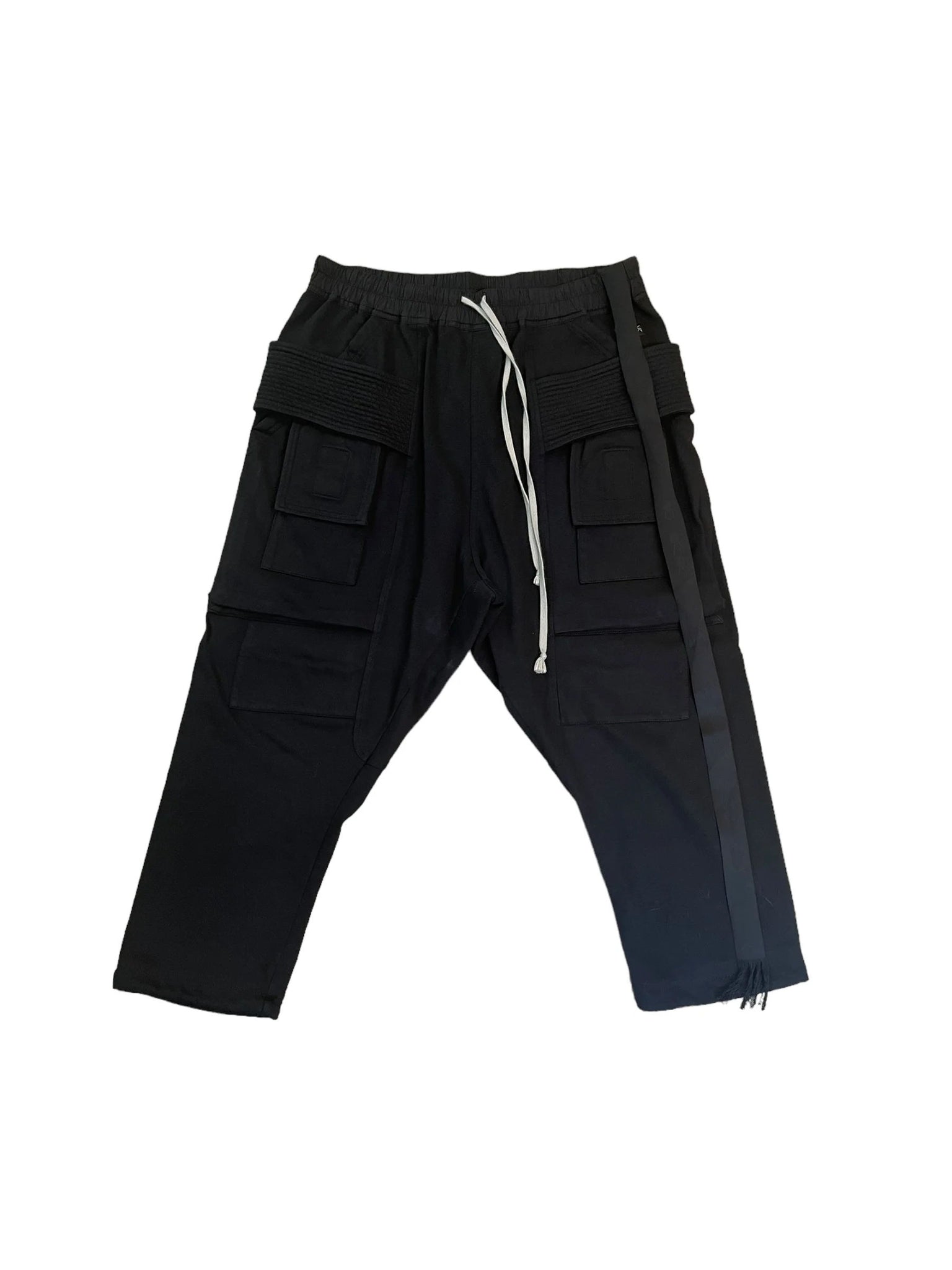 Rick Owens Creatch 3/4 Cargo Pants "Black"