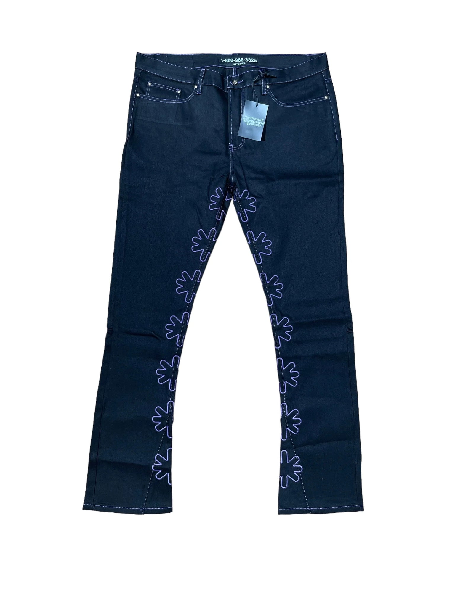 Lost Shdws Drkshdw Outline Denim Pant "Purple"