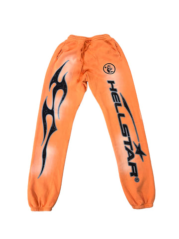 Hellstar Fire Sweatpants "Orange"