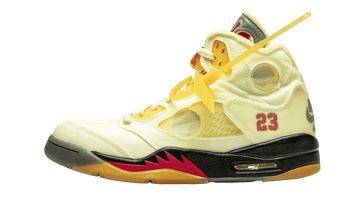 Air Jordan 5 Retro x Off White "Sail"