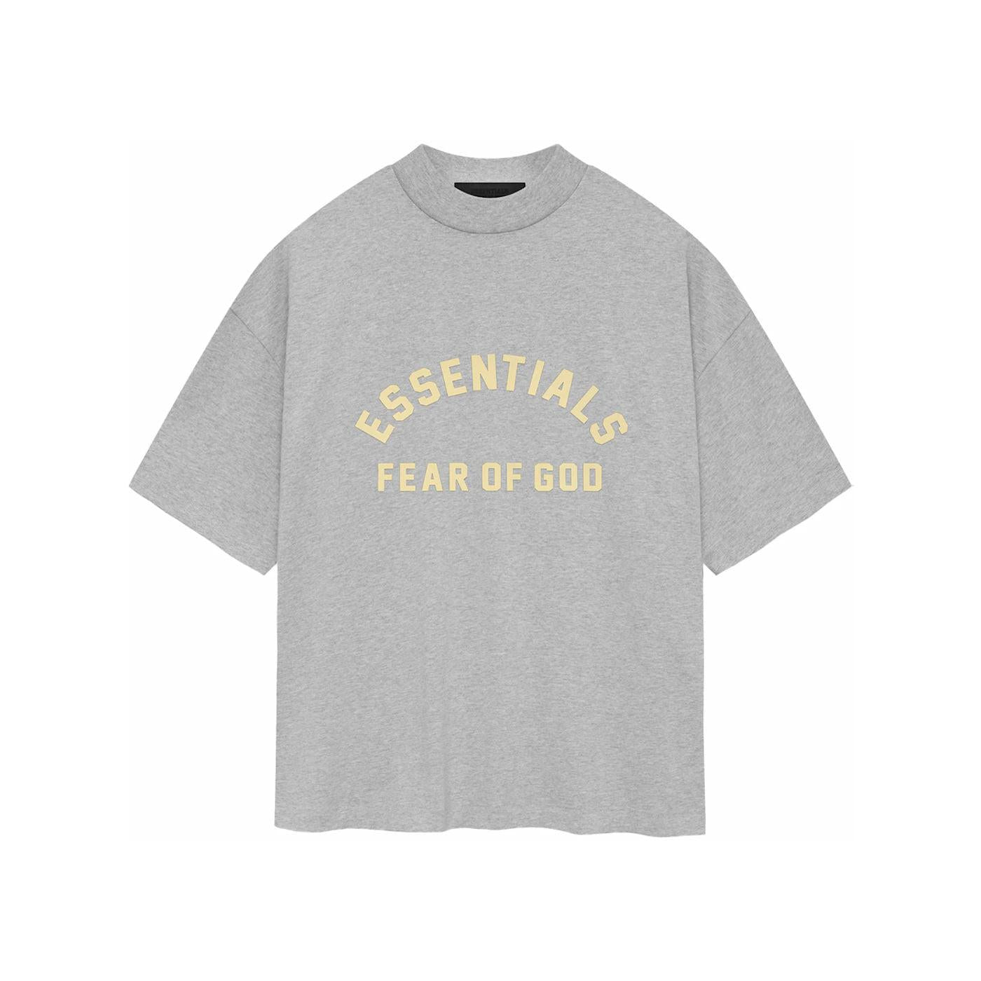 Fear of God Essentials Heavy Jersey Crewneck Tee Light Heather Grey