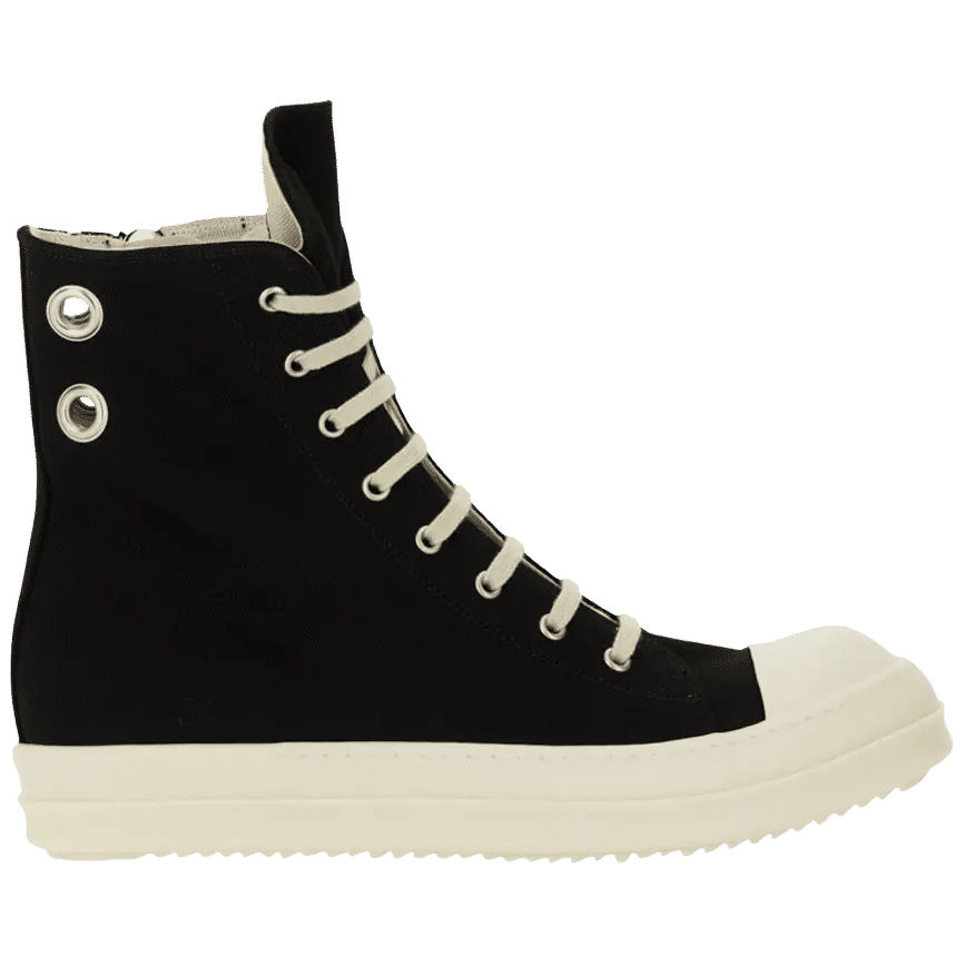 Rick Owens Eyelet Ramones High "Black"