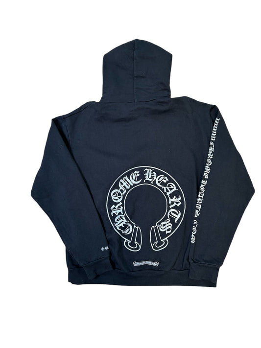 Chrome Hearts Online Exclusive Glitter Hoodie "Black/Silver"