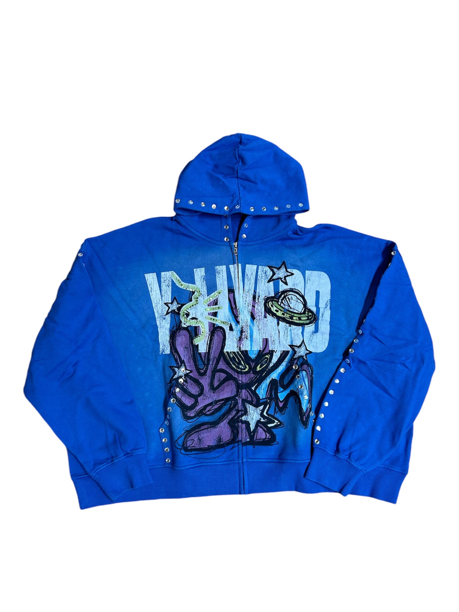 Yellyard Zip Up "Blue"