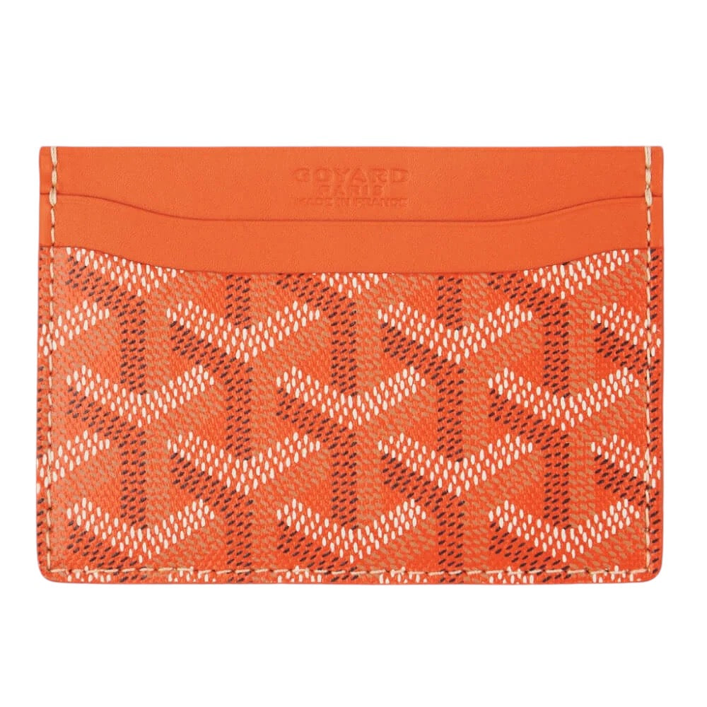 Goyard Saint-Sulpice Card Wallet "Orange" - Lightly Worn