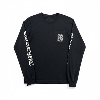 Chrome Hearts Eyechart Pocket Longsleeve Black - Lightly Worn