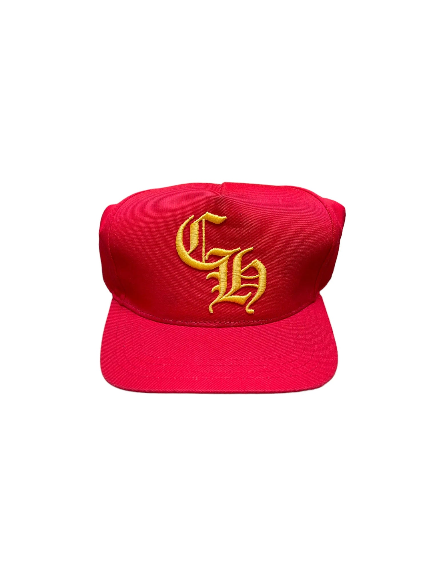 Chrome Hearts CH Snapback Hat "Red/Yellow"