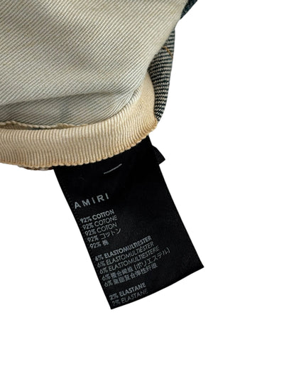 Amiri Mx1 Blue Flannel Ribbed - Lightly Worn