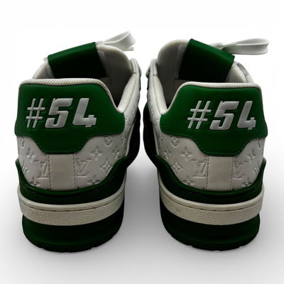 Louis Vuitton Trainer Green White - Lightly Worn