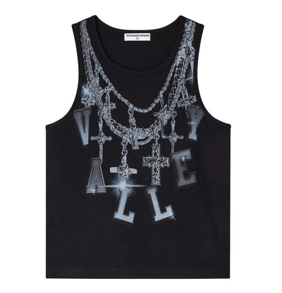 Vale Chain Tank Top Black