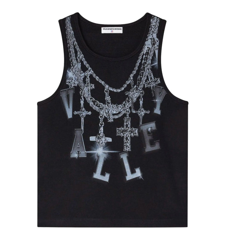 Vale Chain Tank Top Black