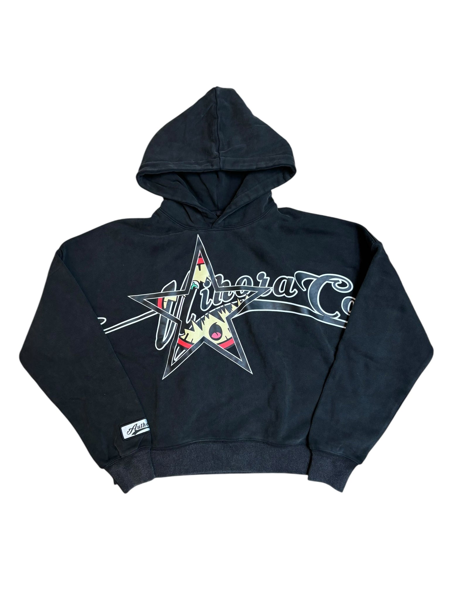 Mihora Acid Wash Hoodie "Black"